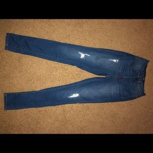 High Wasted FashionNova Medium wash Skinny Jeans